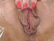 'Full HD Pussy Close up Coconut Oil all over my Big...