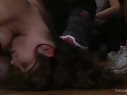 Busty Brunette Extremely Afraid Of Electricity Gets...