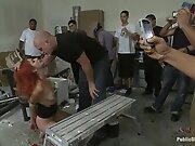 Strap-On Fucked And Fisted For The First Time In Public -...