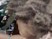 Ebony Tinder teen 18+ gives risky road head at 100mph!