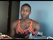 Two black gay hunks have a hot anal fuck