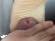 Married coworker footjob foot fuck. In secret from her hubby