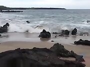 Kate England fit in perfectly at the nude beach