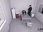 LAW4k. Smart girl Leanne Lace steals BMW but security...