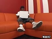 Hot White Chick Takes A Black Shaft