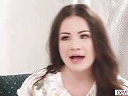 Big tits wife teasing and fucking doctor in front of husband