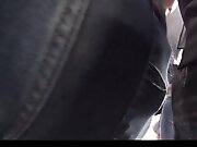 Standing Behind a Big Ass Milf in Jeans