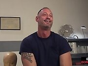 Femdom busty big boobed nurse teasing her chastity sub