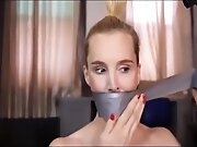 Redhead Hogtied Babe