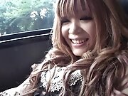 Alluring Japanese hottie loves to masturbate in a car by...