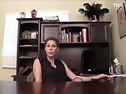 Office Pantyhose JOI
