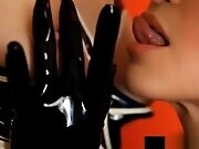 Femdom Babe RubberDoll Spanks Chrissy Daniels' Open...
