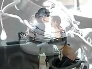 Lesbian slave gets some hard sexual humiliation