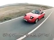 group of Korean girls nude on beach