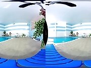 Zoomed-in Peeping VR 1 - Upskirt Downblouse