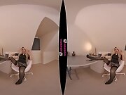 Wank Distraction - Blonde Big Tits JOI Fingering