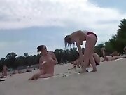 Nude Beach - Hot Babes Put on a Show