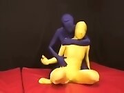 yellow zentai