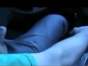 Twinks in car jerking and sucking on the road