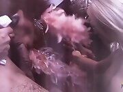 Amazing Threesome Action With A Blonde Milf And A...