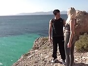 Outdoor Yoga Sex On The Outdoor Place For The Young Blondie