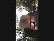 Beautiful Caught Masturbating in Public Park REAL