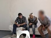 HUNT4K. Pretty blonde Ria Sunn nicely fucked in cuckold...