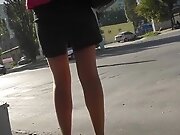 UPSKIRT PANTYHOSE CLIP FILMED