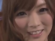 Amazing Japanese slut Rina Kato in Crazy DP, Stockings...