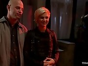 TS Danni Daniels fucks a Straight Couple in The Red Light...