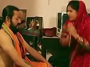 Swamiji enjoying with beautiful bhabhi