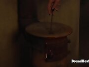 Hot Horny Lesbian Mistress Fingering Tight Tied Up Slave...