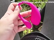 Remote Controlled Vibrator While Exercising In Public...