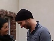 Sexy french brunette does sensual blowjob to her lover