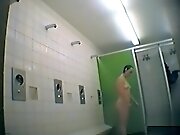 Spying Step moms with hairy twats in shower room