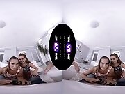 Naomi Bennet & Mia in Card Play Becomes a Threesome -...