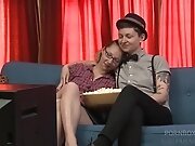 Squirting Lesbians Maggie Mayhem and Nic Switch go crazy...