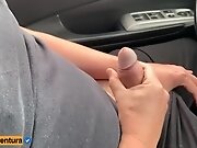 Public Handjob Near The Bus Stop - Flash Dick