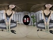 Hot Babe Reine Vixen Tries On Different Stockings While...