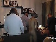 White Slut Gang Fuck Anal Included