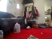 girl waxes then masturbates