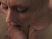 Granny Sucks Down The Young Cock
