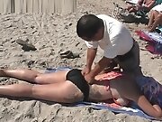 Side Boob Beach Massage