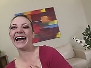 Horny teen 18+ knows how to treat a cock with her mouth...