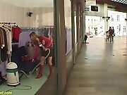 public anal at the shopping mall