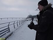 First Rough Anal Sex In Front Of Her Boyfriend