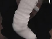 Footjob Japanese socks 2