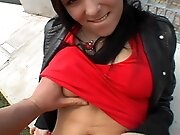 Shy Girl Goes Decent Exposure In Public