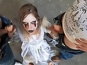 la démone en gang bang pour hallowwen (pornhoader)