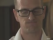 Transsexual brunette enjoys fellatio and breeding with bf